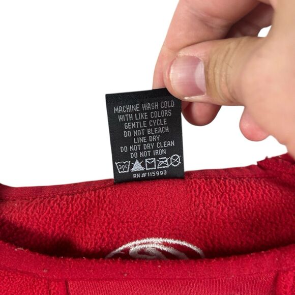 Detroit Red Wings Sweatshirt Mens XXL Rawlings Center Logo Fleece NHL Hockey Y2K - Picture 5 of 13